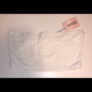 brand new white tube top